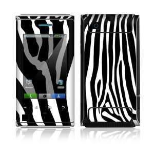  Motorola Devour Skin Decal Sticker   Zebra Print 