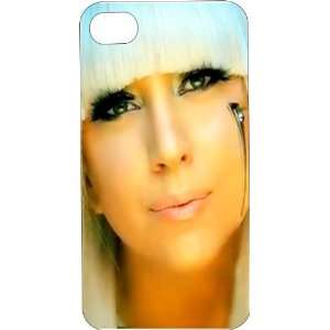  Clear Hard Plastic Case Custom Designed Lady Gaga iPhone 