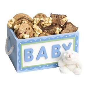 Geoff & Drews Welcome Baby Boy Crate of 32 Fresh Baked Cookies, 4 