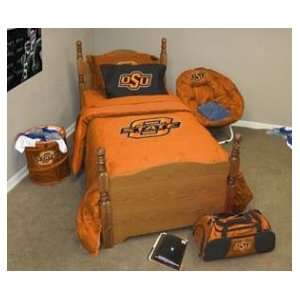  Oklahoma State Beavers Queen Size Bedding In A Bag: Sports 