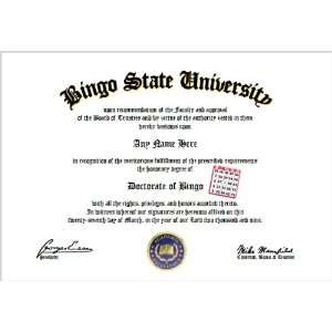  Bingo Diploma   Bingo Lover Diploma: Everything Else