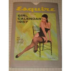  1957 Esquire Girl CalendarSpecial De Luxe Edition   Pin 
