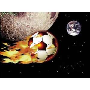  Asteroid Soccer Ball Soccer Greeting Cards Gifts 5 X 7 