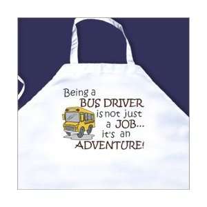  Being a Bus Driver Printed Apron: Home & Kitchen