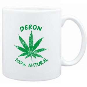  Mug White  Deron 100% Natural  Male Names: Sports 
