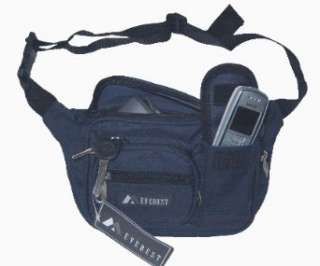  Everest Fanny Pack W/cell Phone Holder. Navy: Clothing