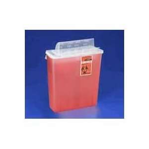  Sharps In Room Container   3 Gallon, Translucent Red 
