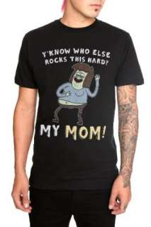  Regular Show Muscle Man My Mom T Shirt Clothing