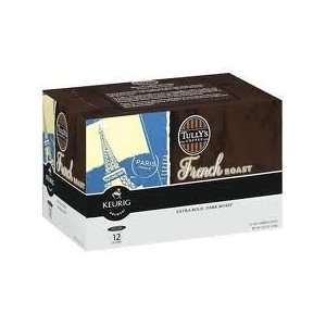  Tullys Coffee French Roast, K cups for Keurig Brewers, 12 