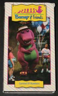   Image Gallery for Barney and Friends   Carnival of Numbers (VHS