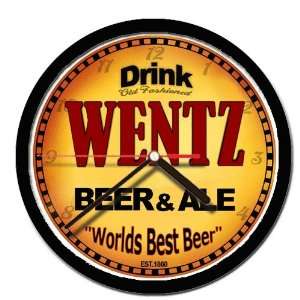  WENTZ beer and ale cerveza wall clock: Everything Else