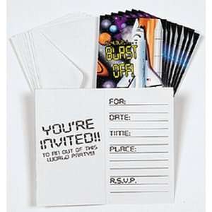  Space Shuttle Party Invitations