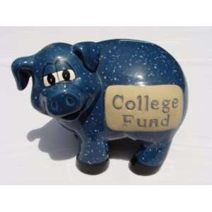  Blue Piggy Bank College Fund Everything Else