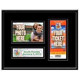  2010 Orange Bowl Game Day Ticket Frame: Sports & Outdoors