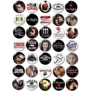  1.25 Twilight Buttons/Pins/Badges Collection: Everything 