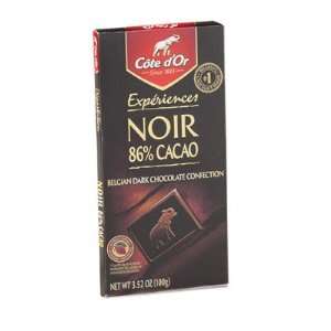 COTE DOR: 86% Brut Dark Chocolate Bar: 10 Count