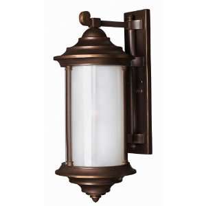   2545MT DS Hanna X Large Outdoor Wall Sconce in Metr: Home Improvement