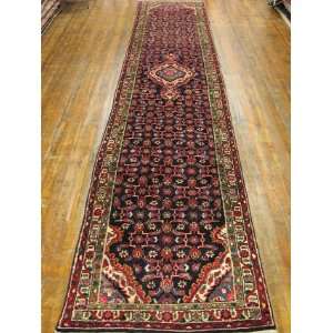    3x17 Hand Knotted Hamedan Persian Rug   170x34: Home & Kitchen