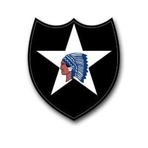  US Army 2nd Infantry Division Patch Decal Sticker 3.8 6 