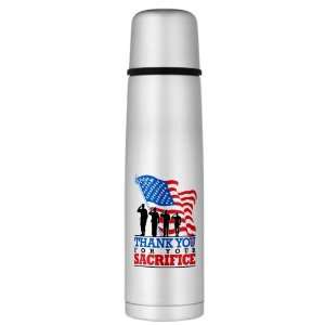Large Thermos Bottle US Military Army Navy Air Force Marine Corps 