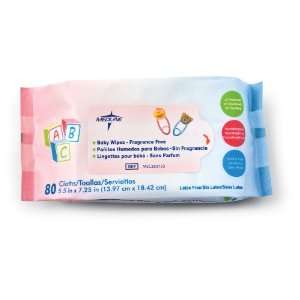  Fragrance Free Baby Wipes (5.5 in by 7.25 in)    80 pack 
