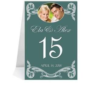   Table Number Cards   Vizcaya Deep Emerald #1 Thru #29: Office Products
