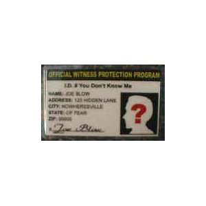  Witness Protection Program Drivers License Everything 