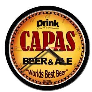  CAPAS beer and ale cerveza wall clock: Everything Else
