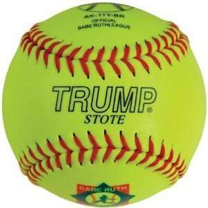   11 Inch Yellow Synthetic Leather Babe Ruth Softball: Sports & Outdoors