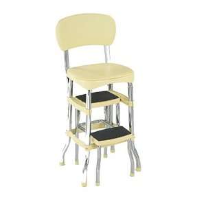 Cosco 11 120CBY1 Retro Chair/Step Stool Yellow: Home 