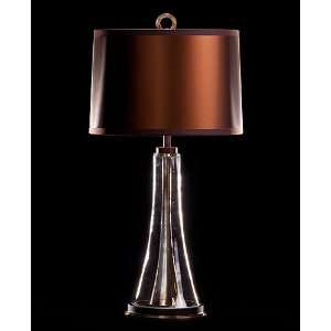Rosedale table lamp   black trim, Smoked Brass, 220   240V (for use in 