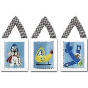  Doodlefish   Airshow Framed Art   Set Of Three Baby