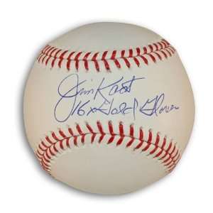   Signed MLB Baseball Inscribed 16X Gold Glove