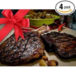 Elite Black Angus Beef Ribeye Steak Gift Box  Grocery 