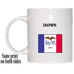  US State Flag   DOWS, Iowa (IA) Mug: Everything Else