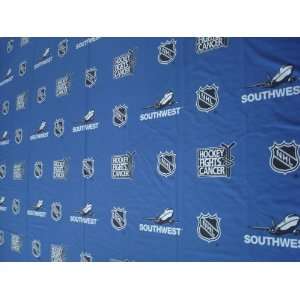  2008 NHL HOCKEY FIGHTS CANCER CAMPAIGN USED BANNER NHL 