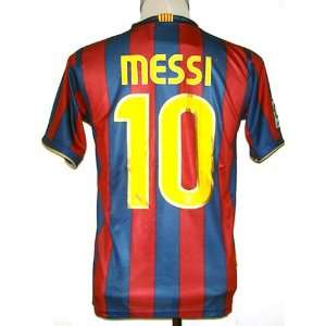 Barcelona home 09/10 # 10 Messi size adult Medium soccer 