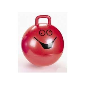   : RED Goofy Smiley Face Hopper Hopping Ball Kids Toy: Office Products