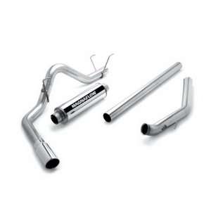   15968 Stainless Steel 4 Single Turbo Back Exhaust System: Automotive