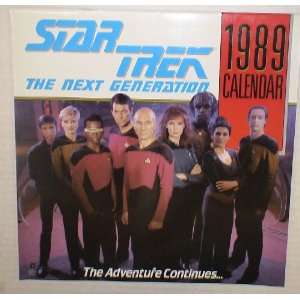    Star Trek the Next Generation Wall Calendar 1989
