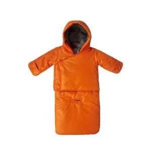    7 A.M. Enfant BagOcoat Jumpsuit Sacs, Orange Peel, Small Baby