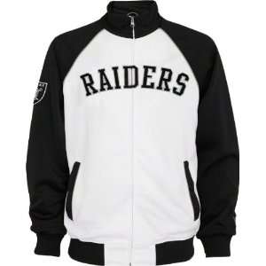  Oakland Raiders Full Zip Track Jacket: Sports & Outdoors