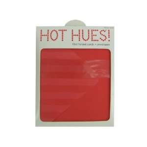  Hot Hues Pack Of 10 Red Cards And Envelopes: Everything 