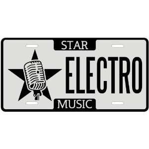  New  I Am A Electro Hop Star   License Plate Music 