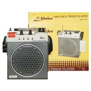  Chelco Portable 8 Track Tape Player with AM / FM Radio 