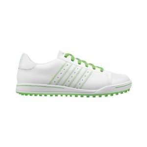  Adidas Street Golf Shoes White/FP Lime Medium 8.5: Sports 