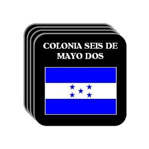 Honduras   COLONIA SEIS DE MAYO DOS Set of 4 Mini Mousepad Coasters