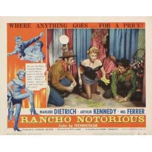  Rancho Notorious   Movie Poster   11 x 17