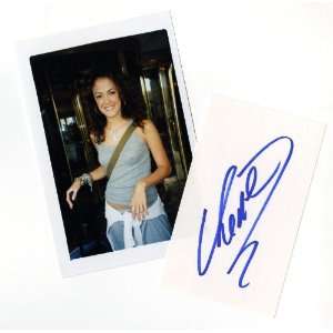  Cherie Pop Singer Autographed Signature Card Everything 