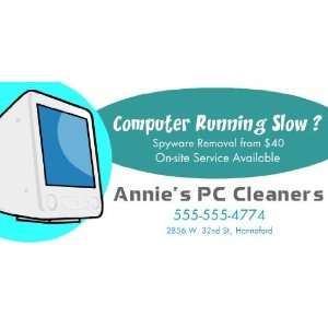   3x6 Vinyl Banner   Onsite Computer Service Available: Everything Else
